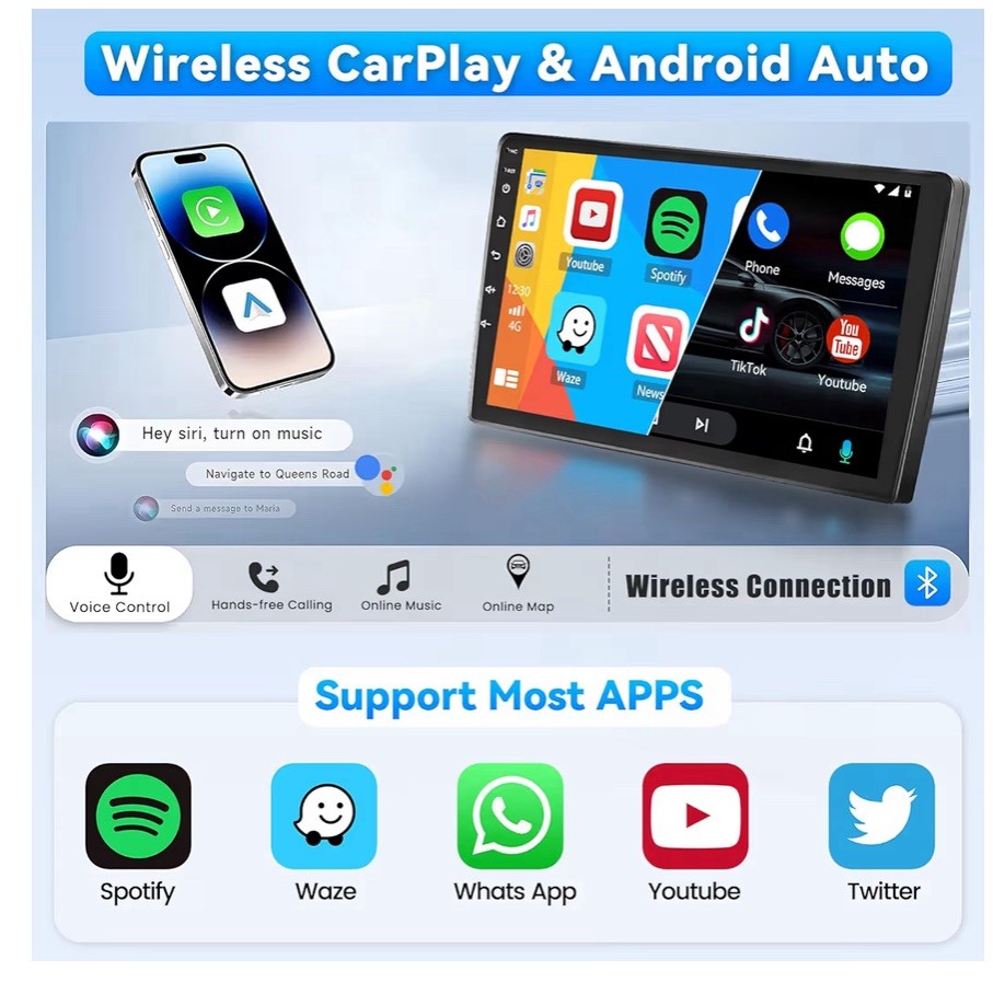 CarPlay for Toyota 4Runner 2003-2009, for Tundra 2003-2006, for Sequ… 4G+64G