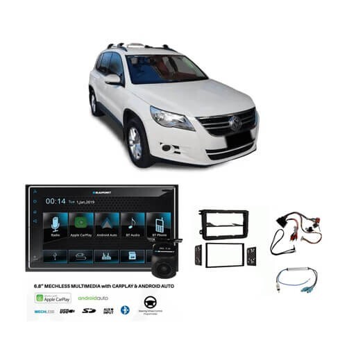 Blaupunkt BP800PLAY + RC1.0 Stereo Upgrade for Volkswagen Tiguan 2008-2014