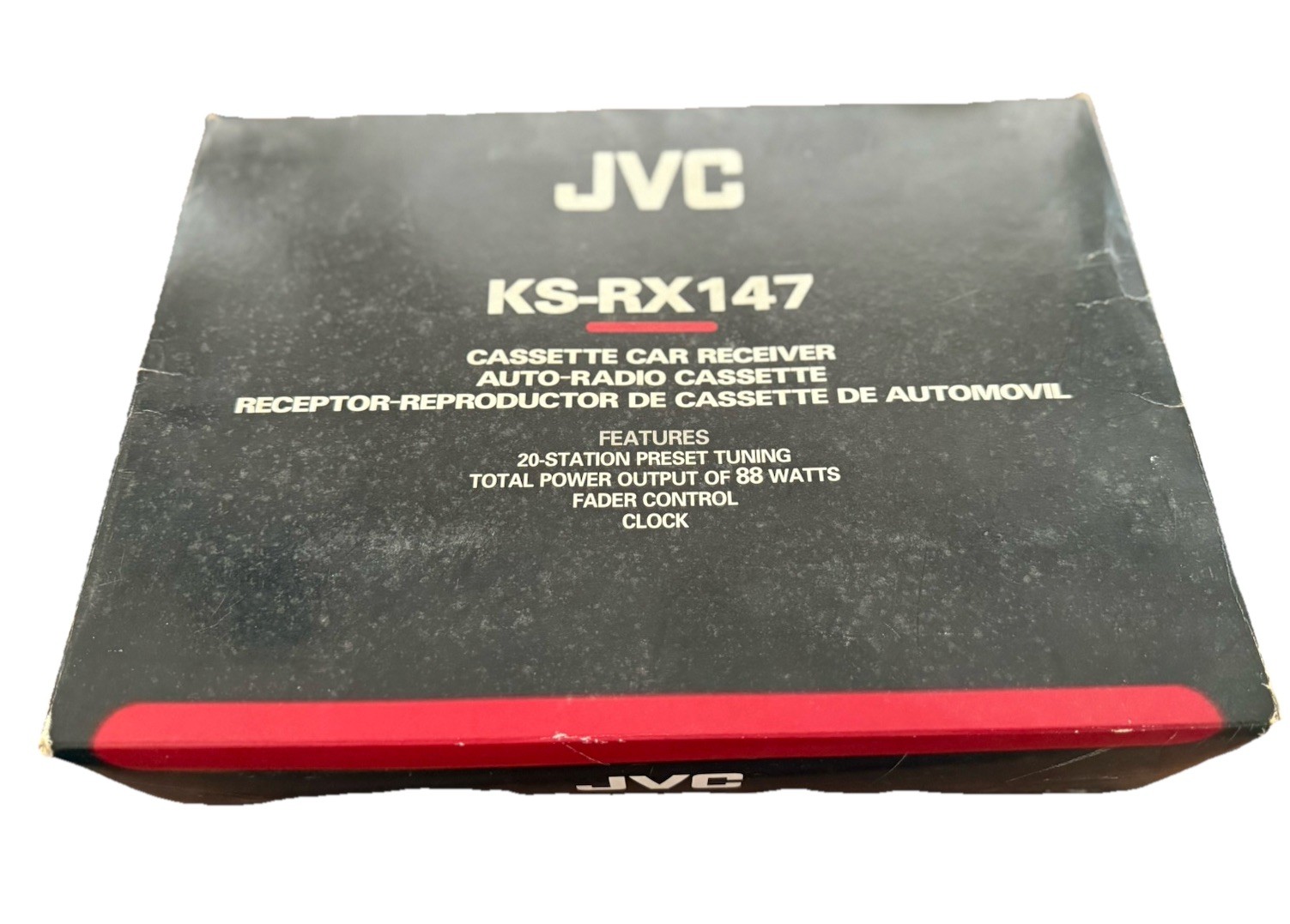 JVC Car Stereo Cassette Receiver Model No. KS-RX147