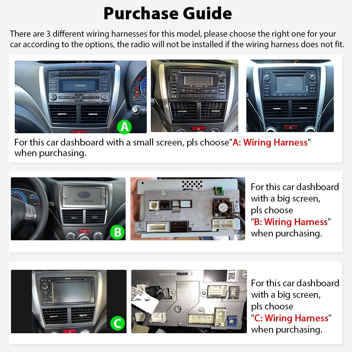 Joying Car Radio for Subaru Forester 2008-2012 & Impreza WRX 2007-2011, 9″ IPS