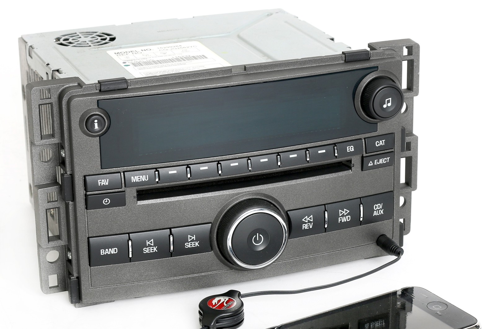 Chevy HHR 2006-2008 Gray Radio AM FM CD Player w Auxiliary Input 15299284