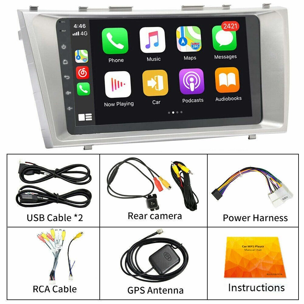 Android 15 For Toyota Camry 2007 2008 2009-2011 Car Radio GPS WiFi Backup Camera