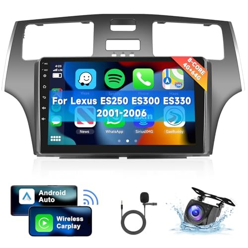 [] Car Radio for Lexus ES250 ES300 ES330 2001-2006 with Wireless 8 CORE 4G+64G