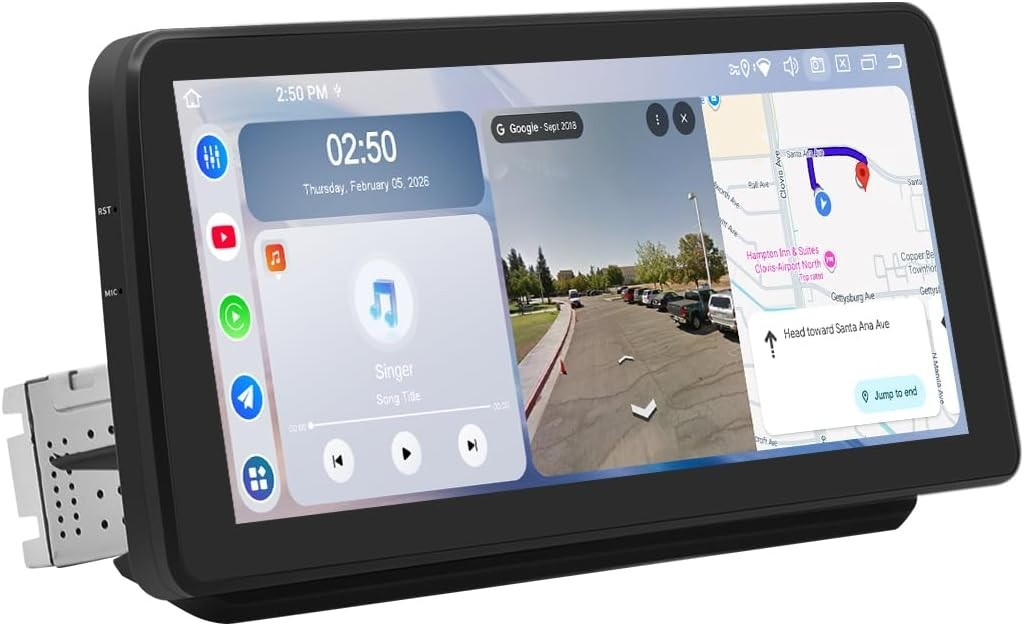 Roadanvi Android 14 6+128G 12.3″ Car Stereo for Toyota RAV4 2019-2022 X14 Series
