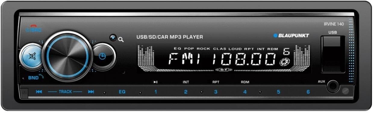 BLAUPUNKT Beverly Hills71 Multimedia Car Stereo 1 DIN LCD Display w/ Bluetooth