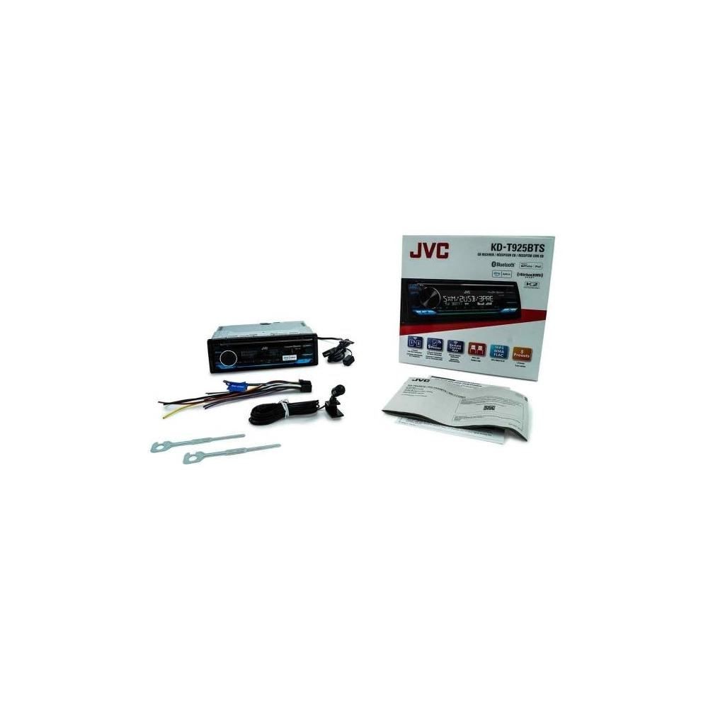 JVC KD-T920BTS CD Receiver Single-DIN Built-in Amazon Alexa/Bluetooth/Dual USB