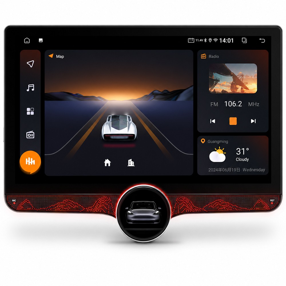 Double Din 10.1″ Car Stereo Android 15 Apple CarPlay Head Unit Radio Navigation