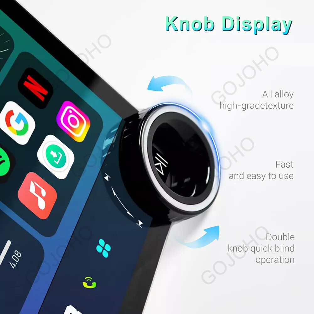 8-Core 10.1 inch Android 13 4GB+64GB Car Stereo Radio GPS Navi WiFi 2K QLED DSP