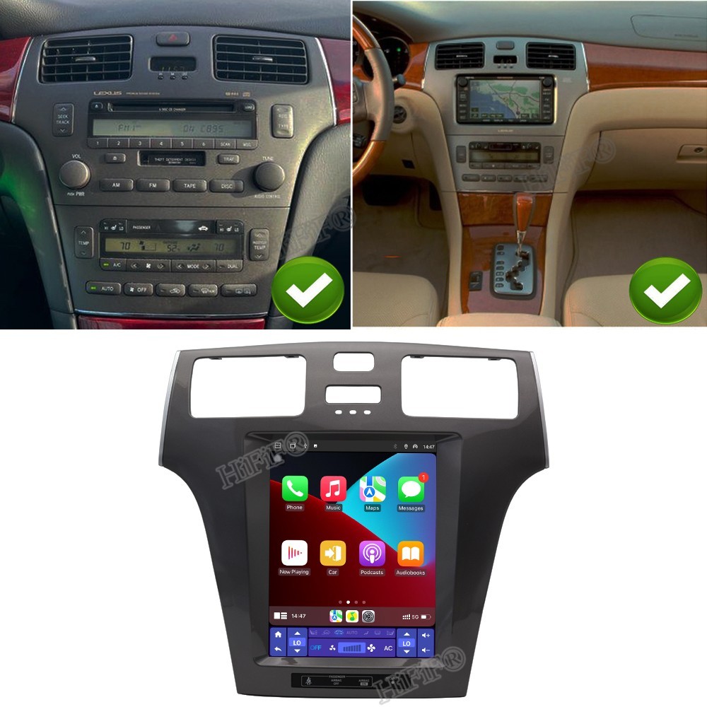 For 2001-2005 LEXUS ES300 ES330 ES250 Android 14 Carplay Car Stereo Radio GPS