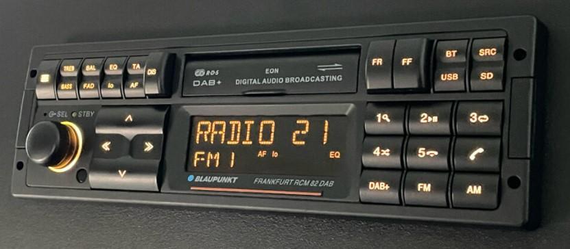 Blaupunkt Frankfurt RCM 82 DAB Retro Style Car Bluetooth Radio BRAND NEW MODEL