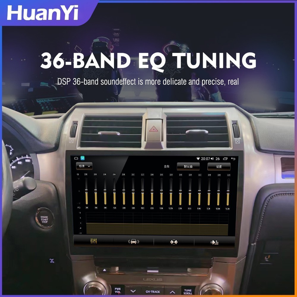 Used 13″ Touch Screen Car Stereo Radio 8+128GB For 2010-2015 Lexus GX400 GX460
