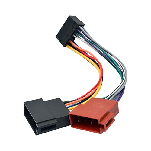 16 Pin Car Stereo Radio Lead Loom ISO Wiring Harness Connector Adaptor