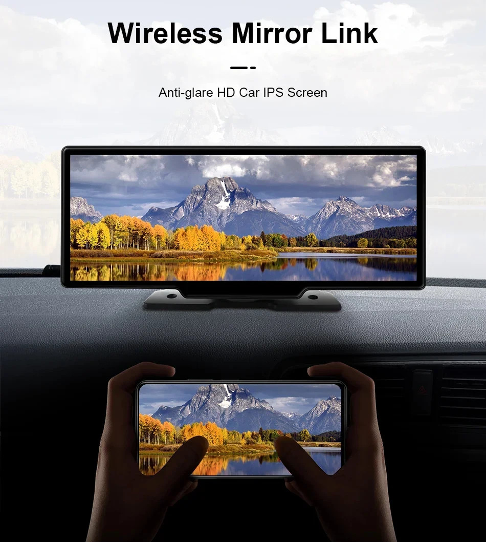 CarSync Premium 10.26-Inch Wireless CarPlay System APPLE CARPLAY + ANDROID – NEW