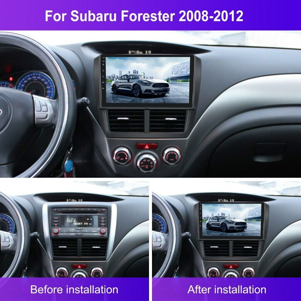 Display In-Dash GPS Navigation For Subaru Forester 2008-2012 CarPlay Car Stereo