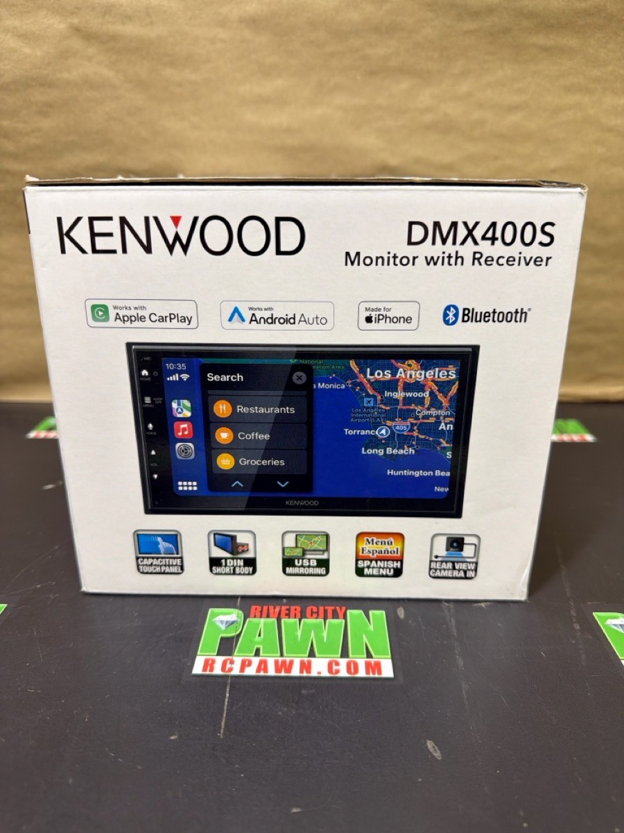 Kenwood DMX400S 6.8″ Digital Multimedia Receiver W/Apple CarPlay & A (R7A016037)