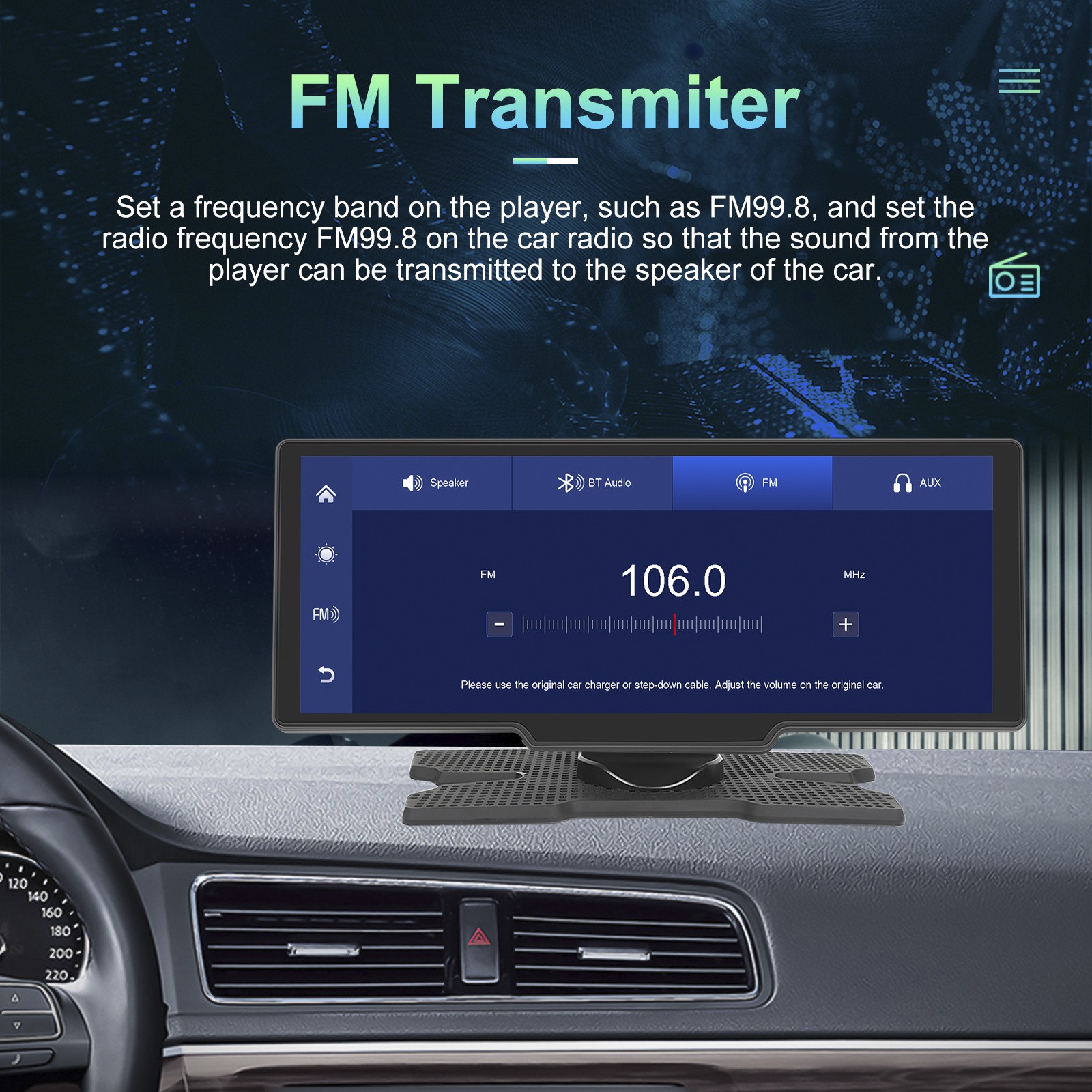 10.26inch HD Car Display Car Navigation System CarPlay all-in-one Machine Camera