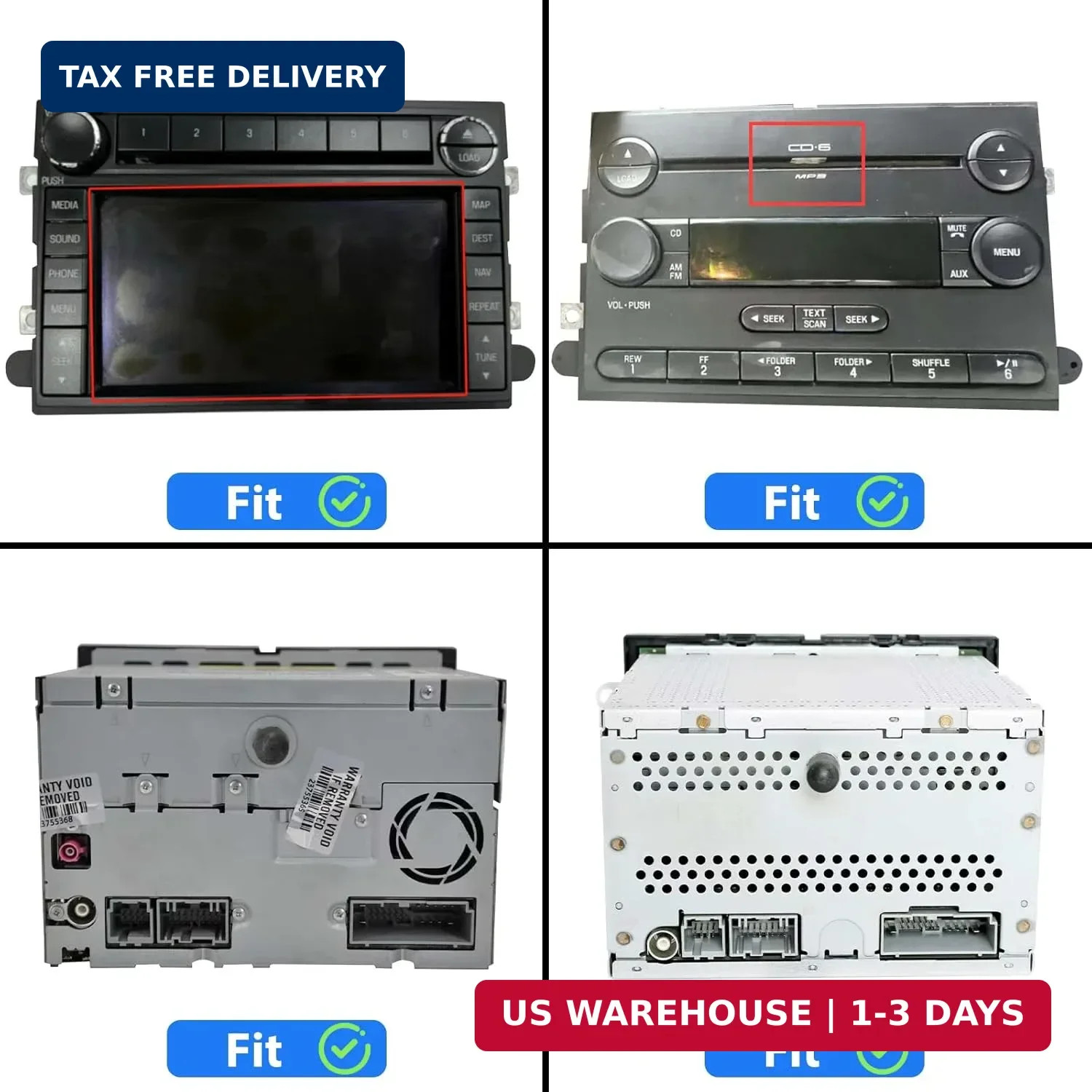 2+64G Upgrade Car Radio Stereo for Ford F250/F350/F450/F550 Carplay 2013-2016 wi