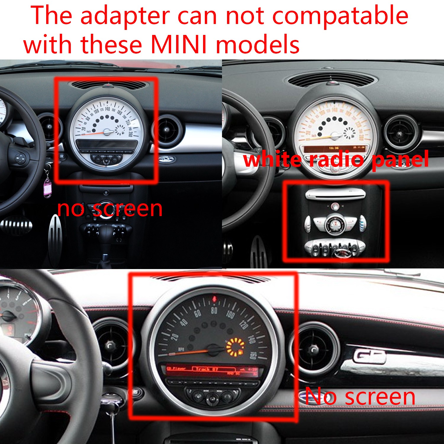 Android Auto/Wireless CarPlay for BMW Mini R59 R60 R61 F54 F55 F56 F57 Module