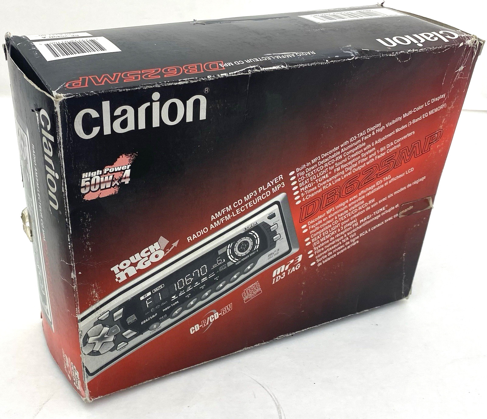 CLARION DB-625MP CAR STEREO CD /MP3 PLAYER RECEIVER OLD SCHOOL NEW