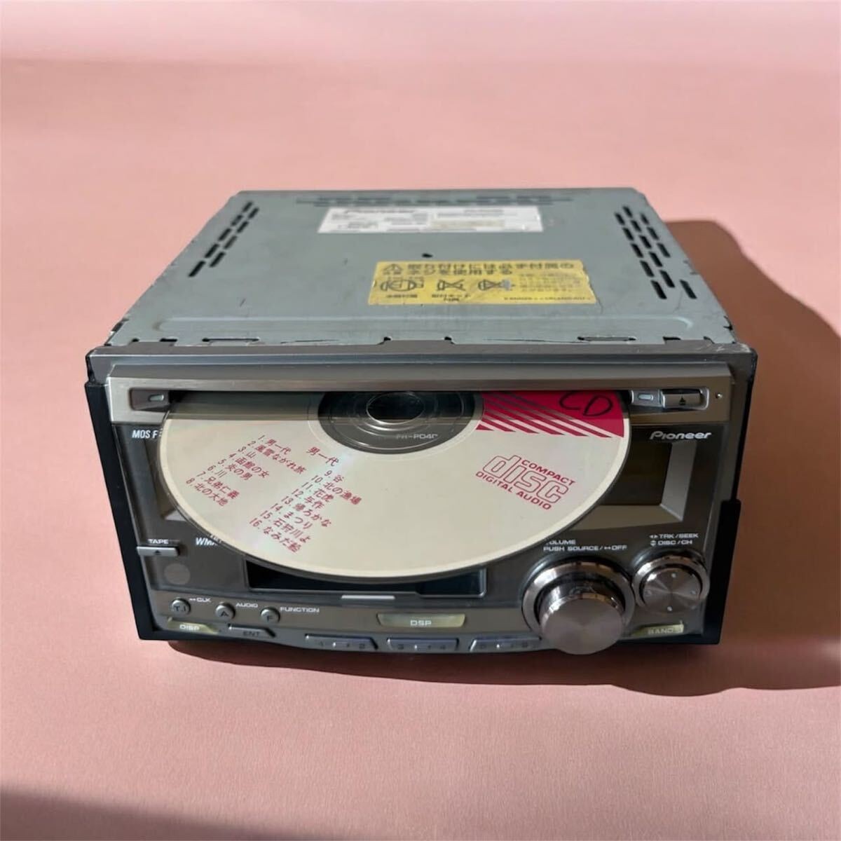 Pioneer Carrozzeria FH-P040 CD Cassette Receiver JAPAN