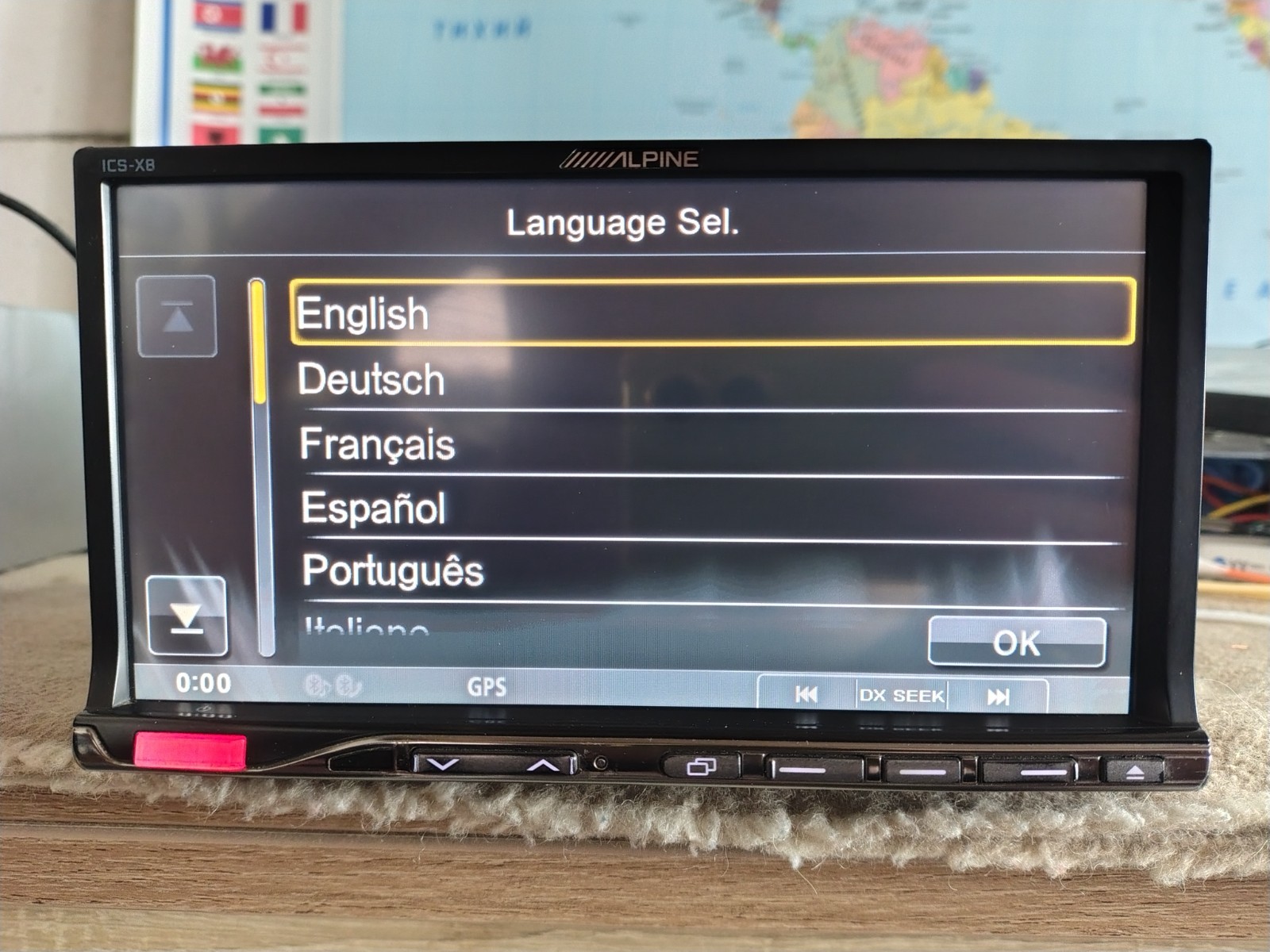 Alpine ICS-X8 Car Stereo Mobile Media Station Fully Working Good Shape Bluetooth