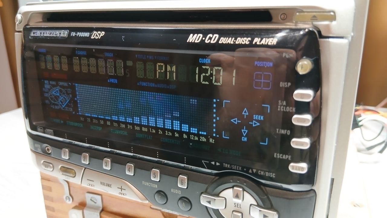 Pioneer FH-P900md Carrozzeria DSP Surround , Bluetooth w/o loss , SERVICED