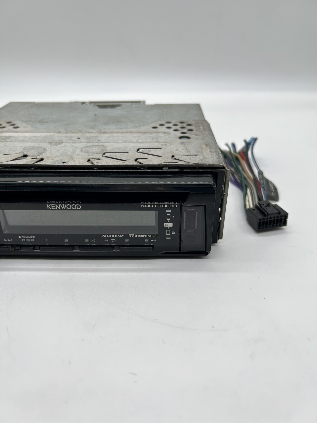 kenwood kdc-bt368u cd bluetooth receiver car stereo Powers On As Is *READ*