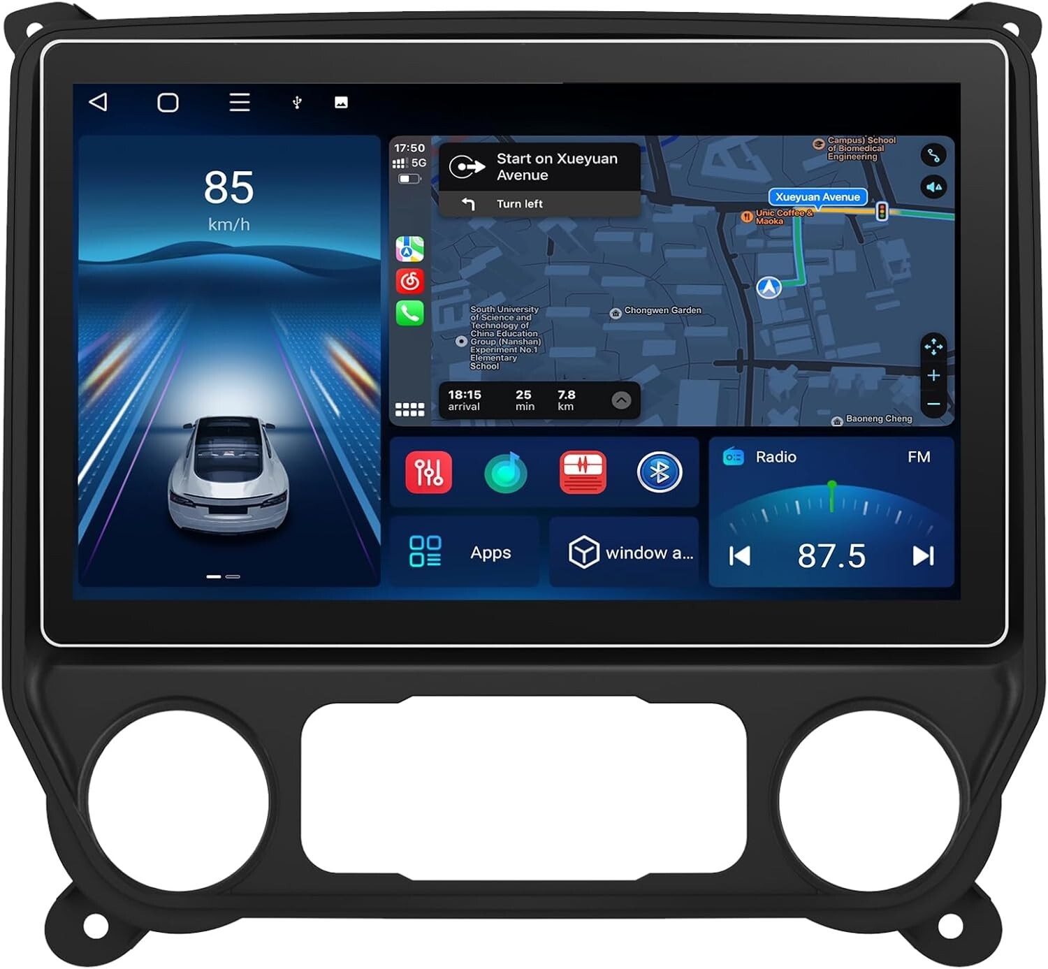 AWESAFE 11.5 inch Touch Screen Car Radio Stereo for Chevy Silverado GMC 3776-2