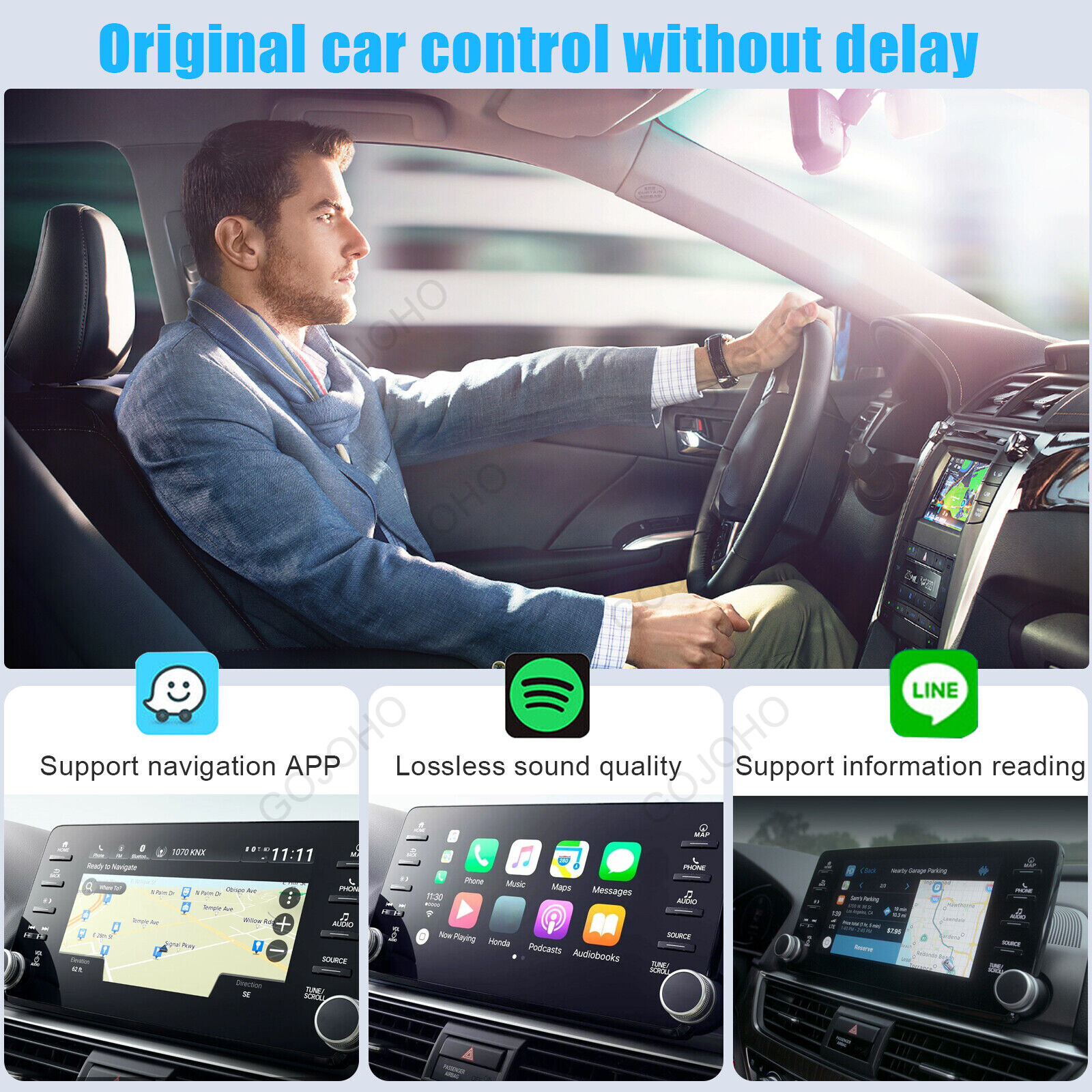 Carlinkit 4.0 Wireless CarPlay Box Android Auto for Dongle Car Player Activator