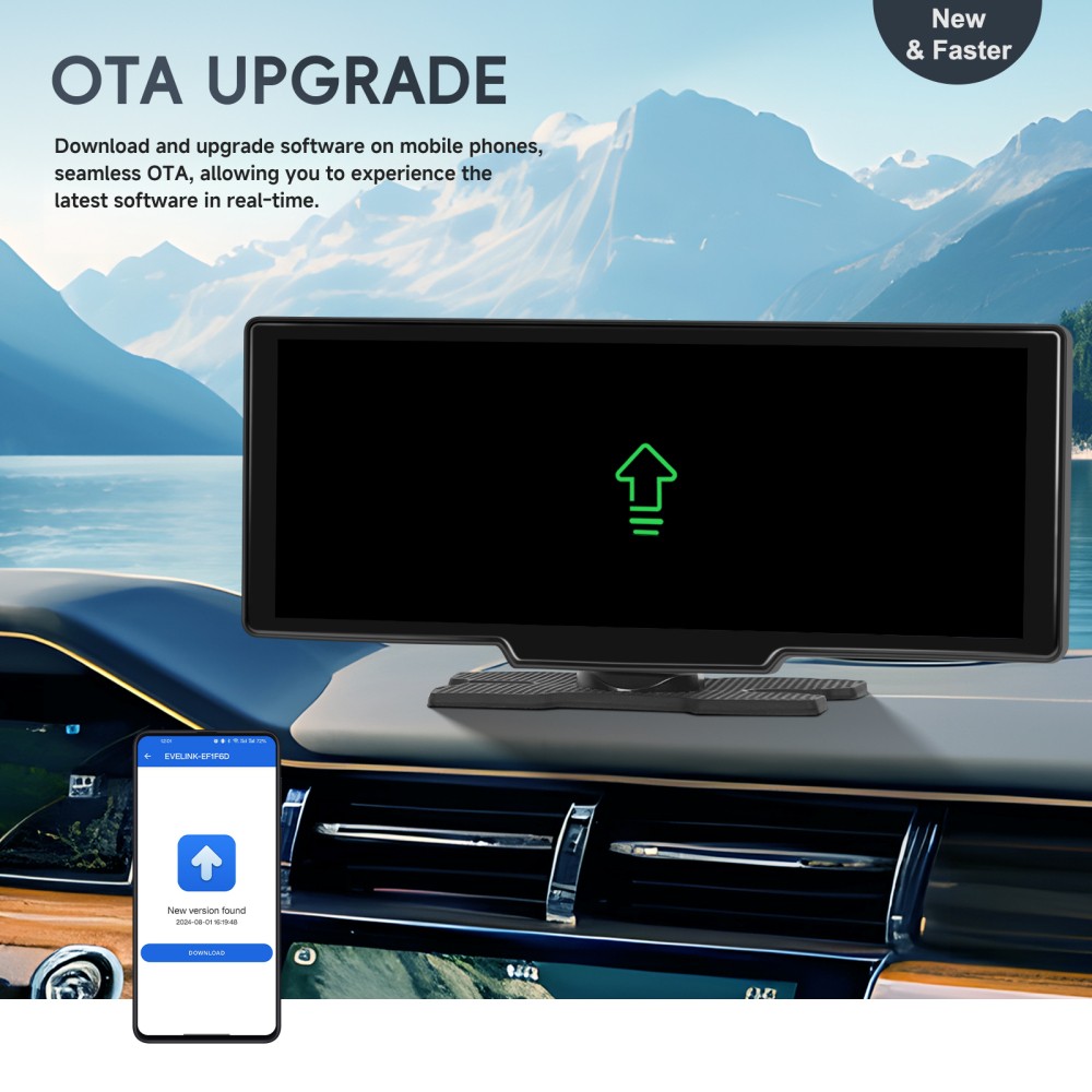 10.26 Apple CarPlay Android AUTO Airplay Universal Smart Player Support Radio