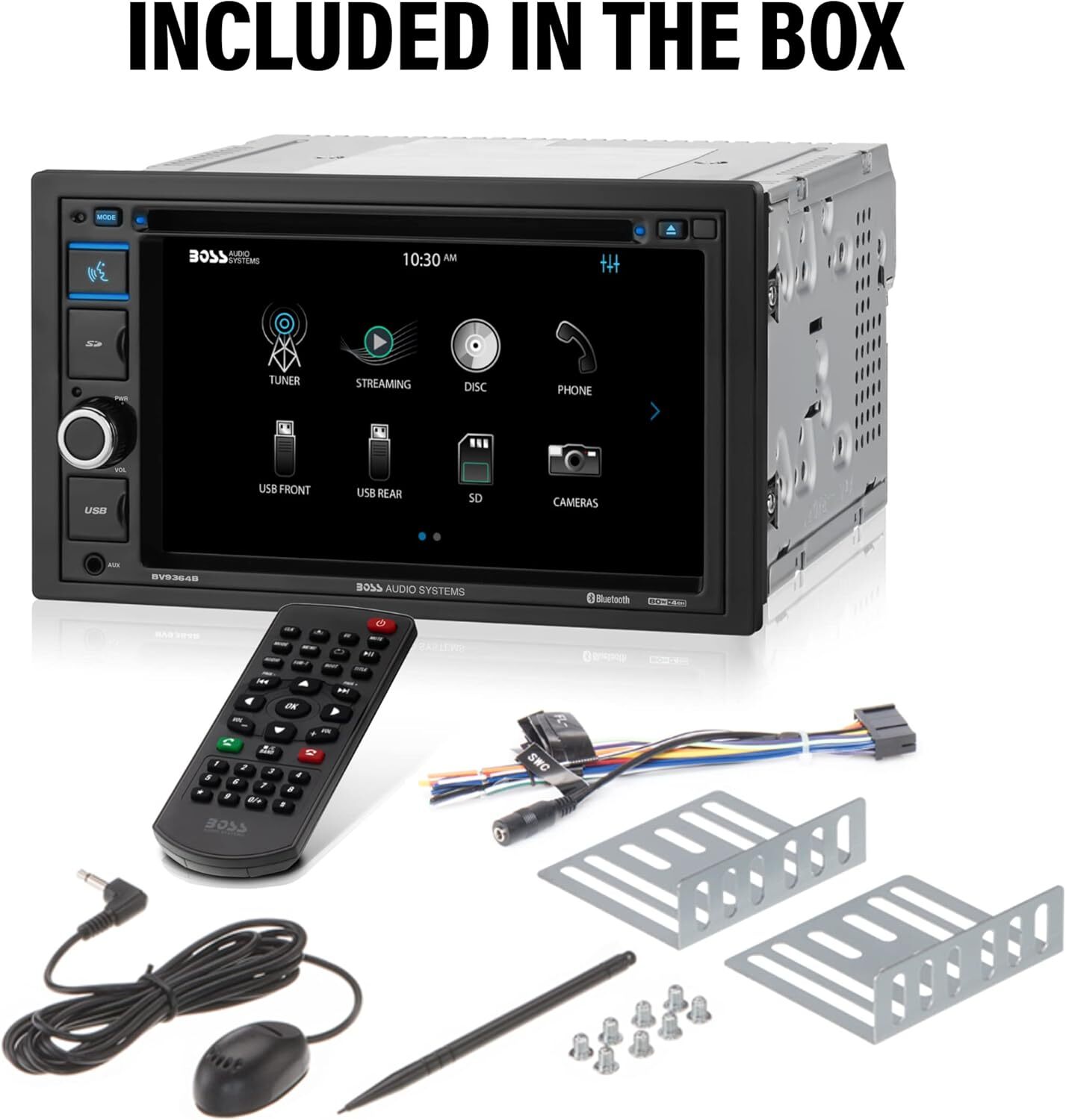 Boss Audio Bv9364b Dvd Player 6.2 Touchscreen Bluetooth Hands Free And Eq