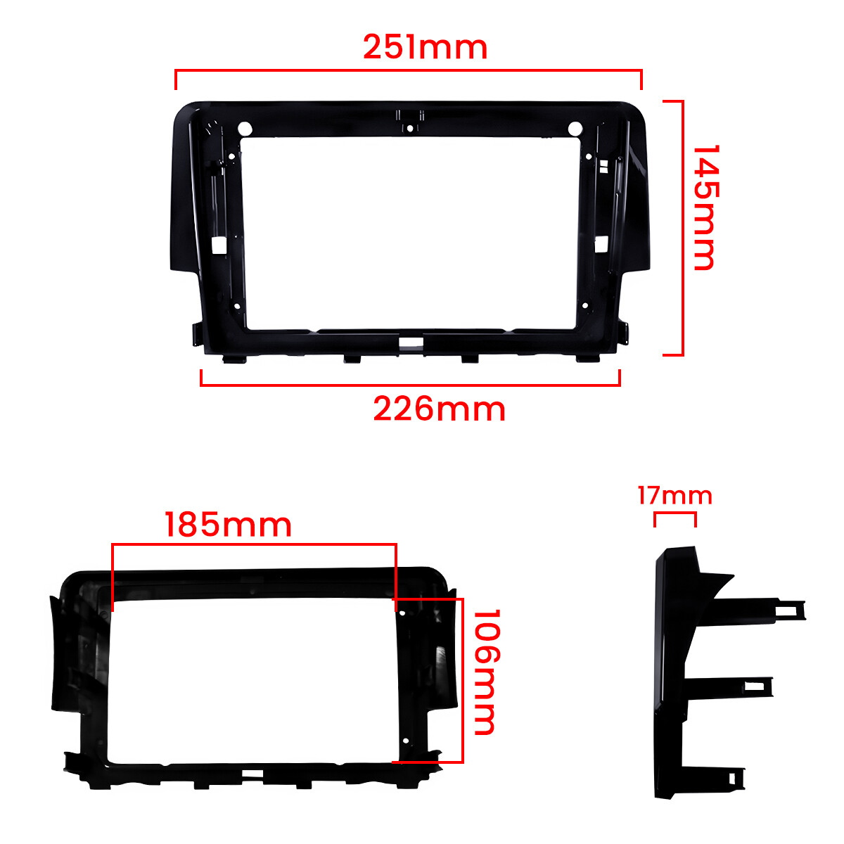 For Honda Civic 2016-2020 Car Stereo Radio Navi Android 13.0 Carplay Screen 64G