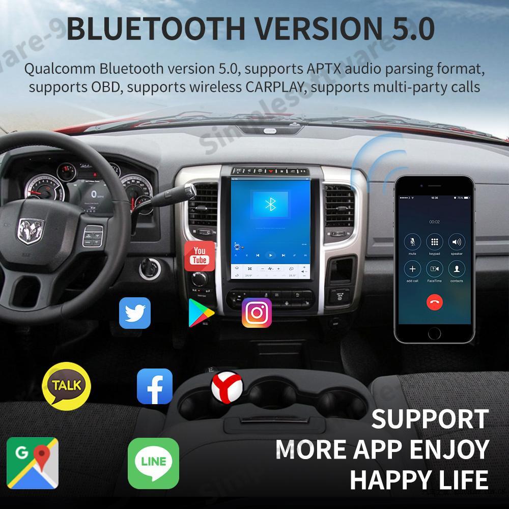 12.1″ For Dodge Ram 2013-2019 ​car Gps Navigation Stereo Radio 8g+128g Android11