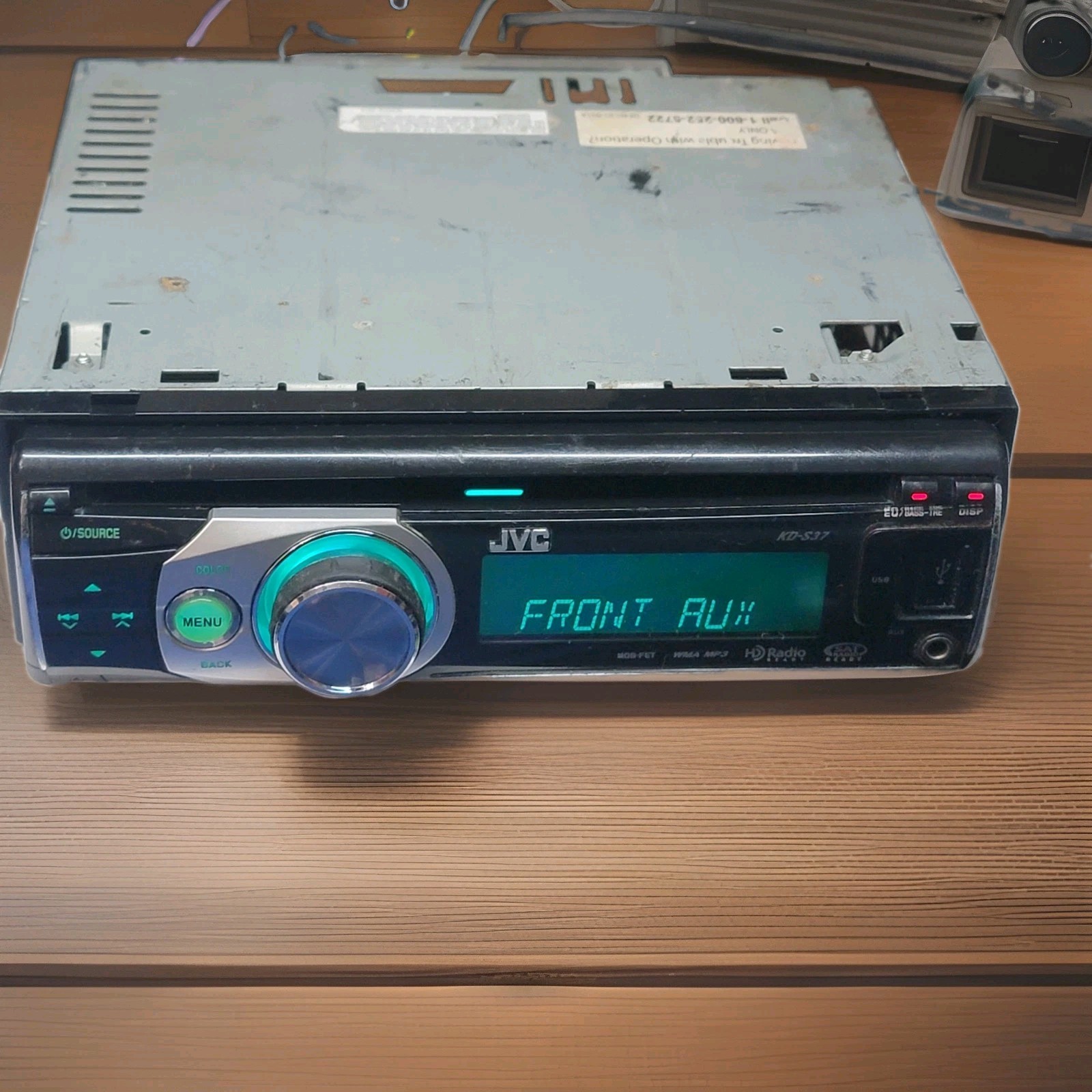 JVC KD-S37 CD/USB/AUX Car Stereo- Fully Tested