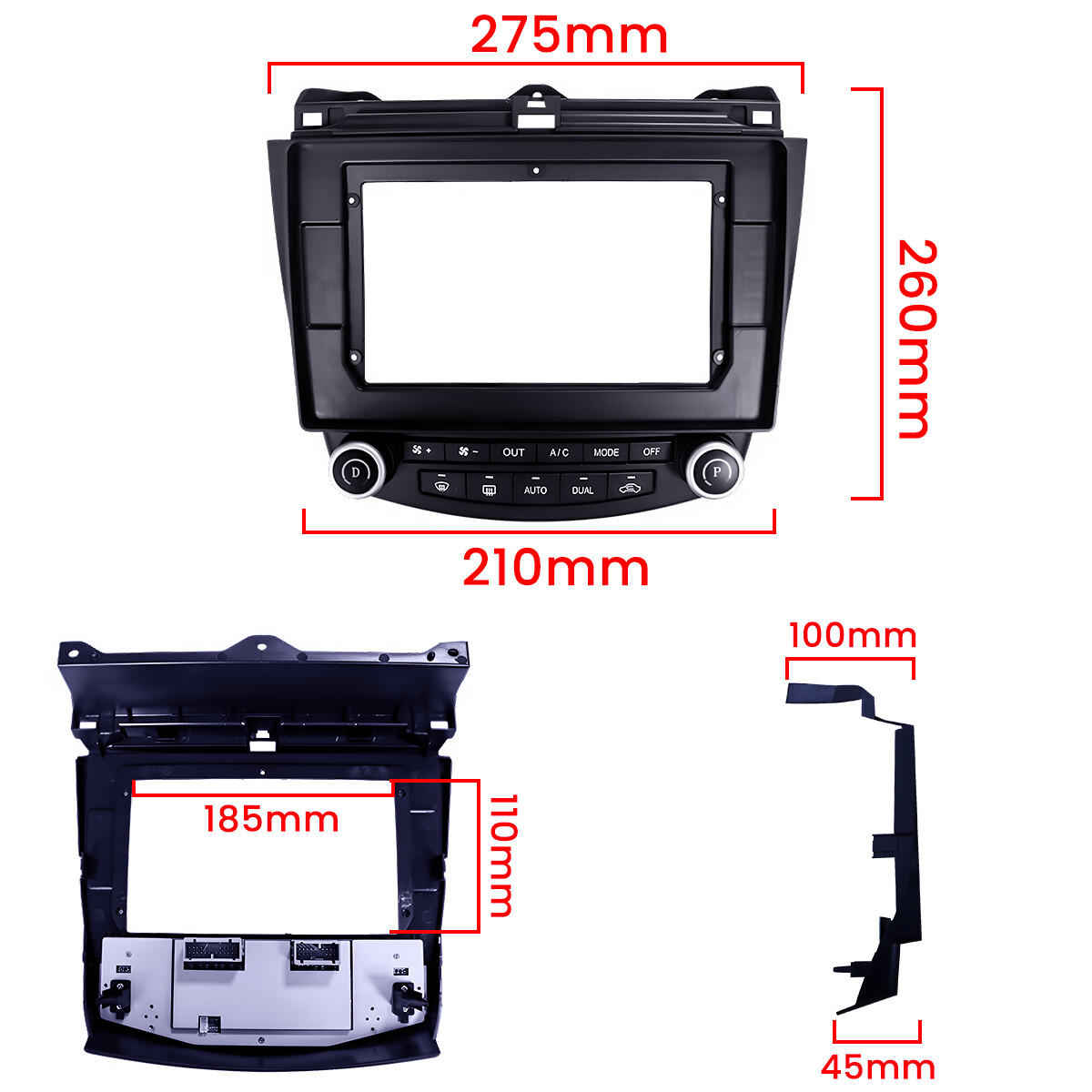 For Honda Accord 2003-2007 Apple CarPlay Android 12 Car Stereo Radio GPS WIFI FM
