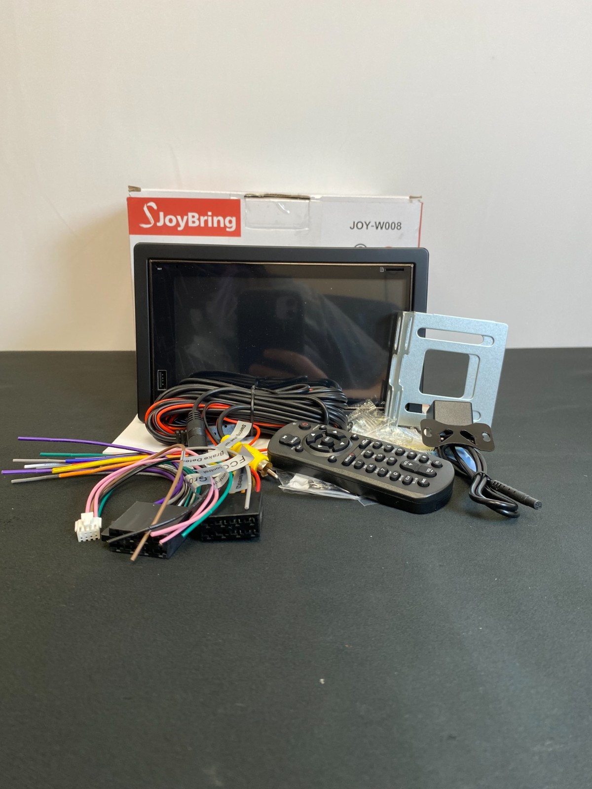 SJoyBring JOY-W008 Black Silver Bluetooth 7 In Double Din Car Multimedia Player