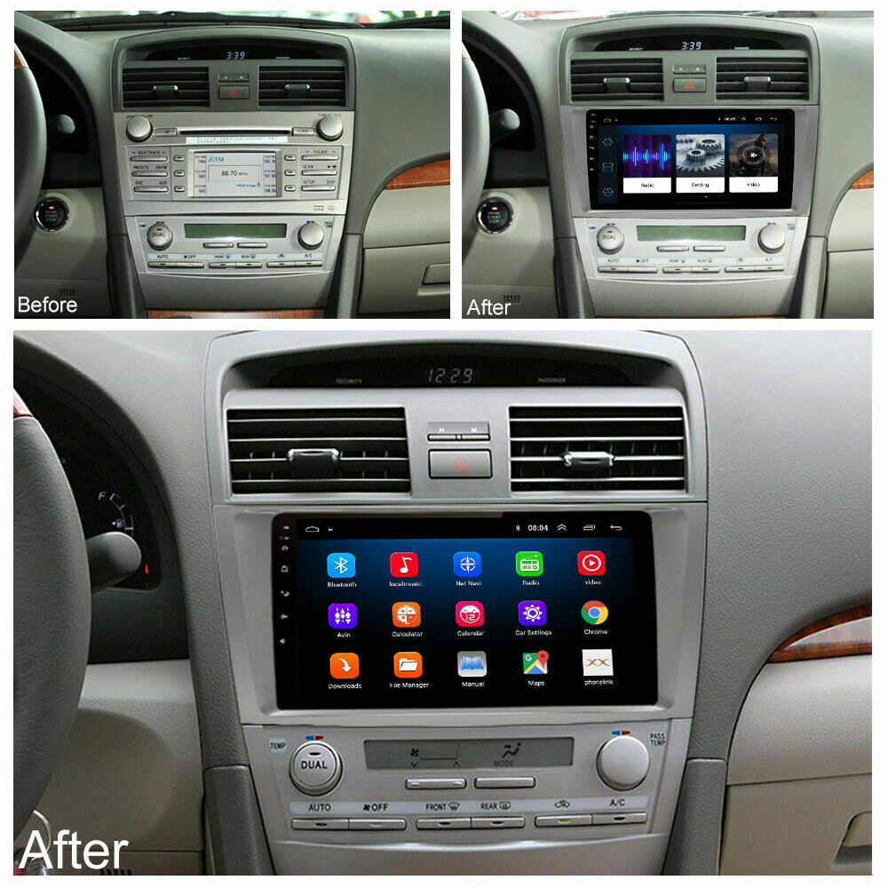 Android 15 For Toyota Camry 2007 2008 2009-2011 Car Radio GPS WiFi Backup Camera