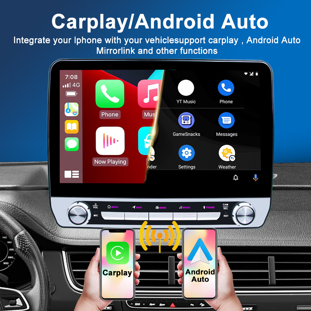 2+64G 10.1″ Double 2 Din Android 13.0 Car Carplay GPS Navi Radio Stereo WIFI BT