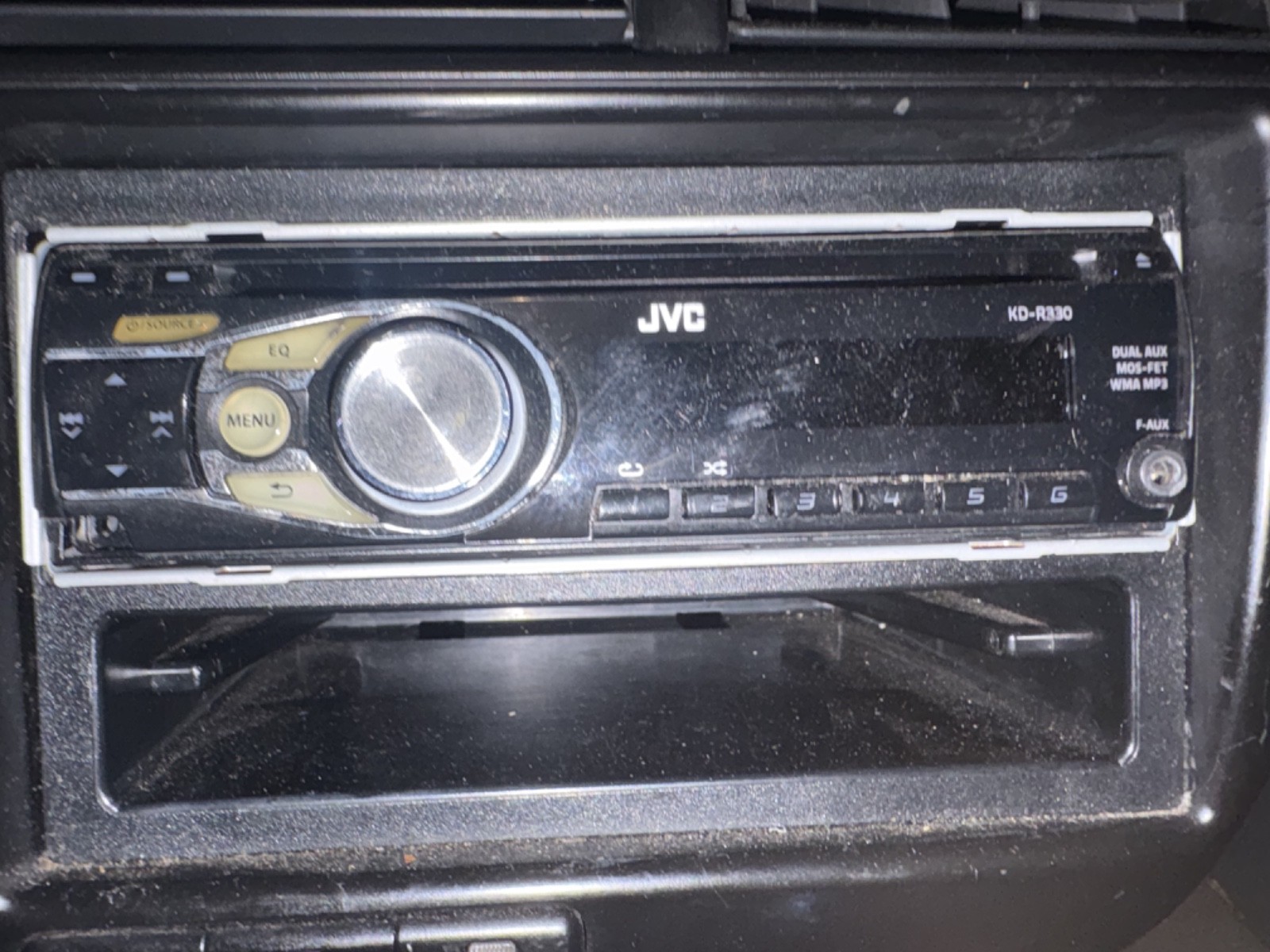 JVC KD-R330 Detachable Face CD Receiver AM/FM 50Wx4 Car Stereo