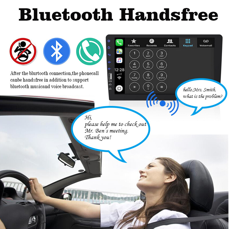 9 inch Touch screen Remote Control Bluetooth MP5 car player Mirror Link USB card