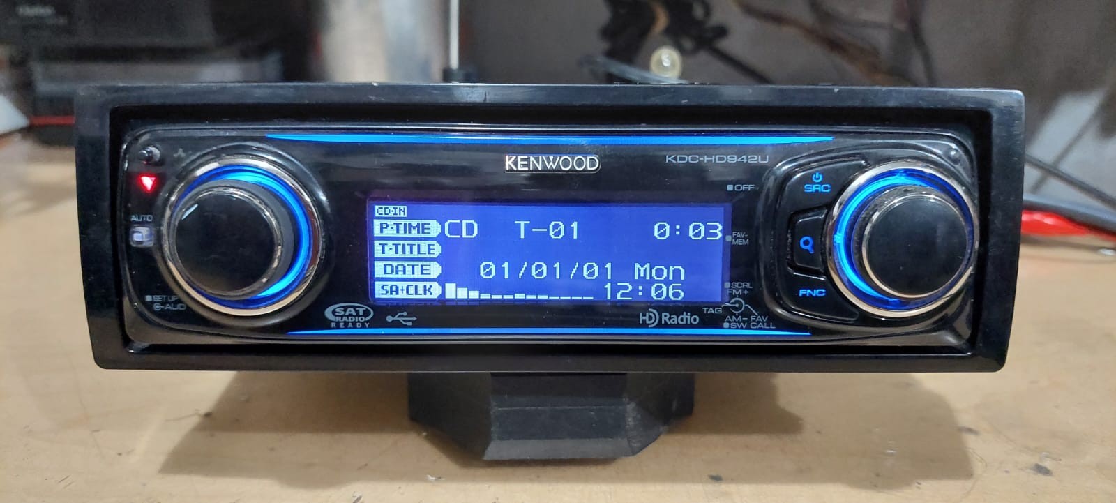 KENWOOD KDC-HD942U Audiophile CD PLAYER HD Built-In SAT USB AUX FULLY WORKING