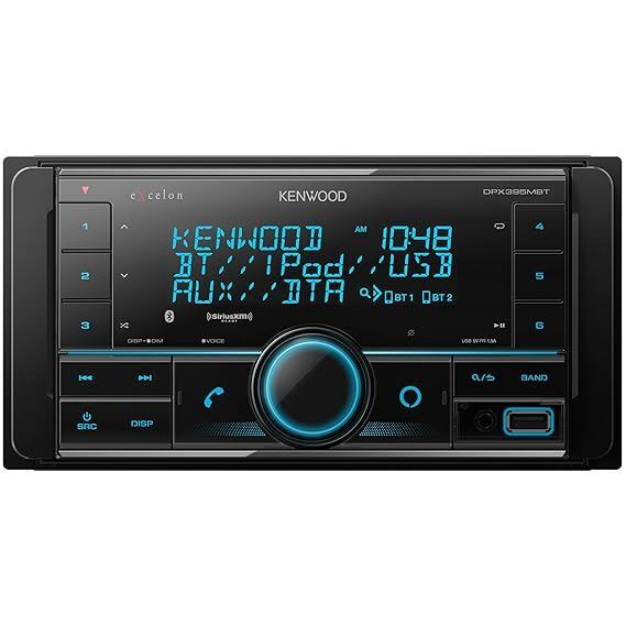 Kenwood DPX395MBT Digital Media Receiver (No CD) Dual DIN 3 Line Display Radio