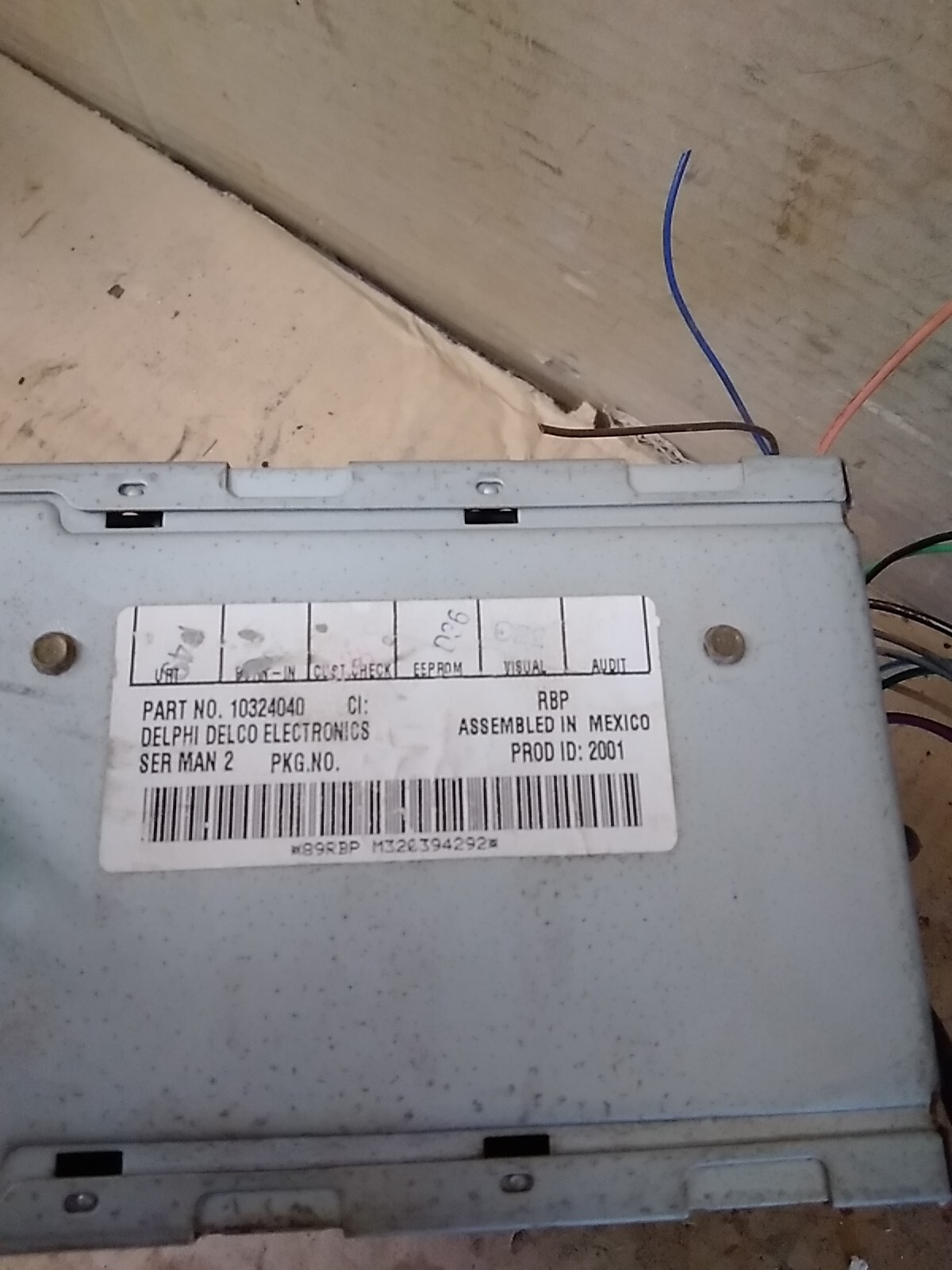 2002 2003 2004 CHEVY MALIBU RADIO AM FM CD ONO 10324040 LOCKED