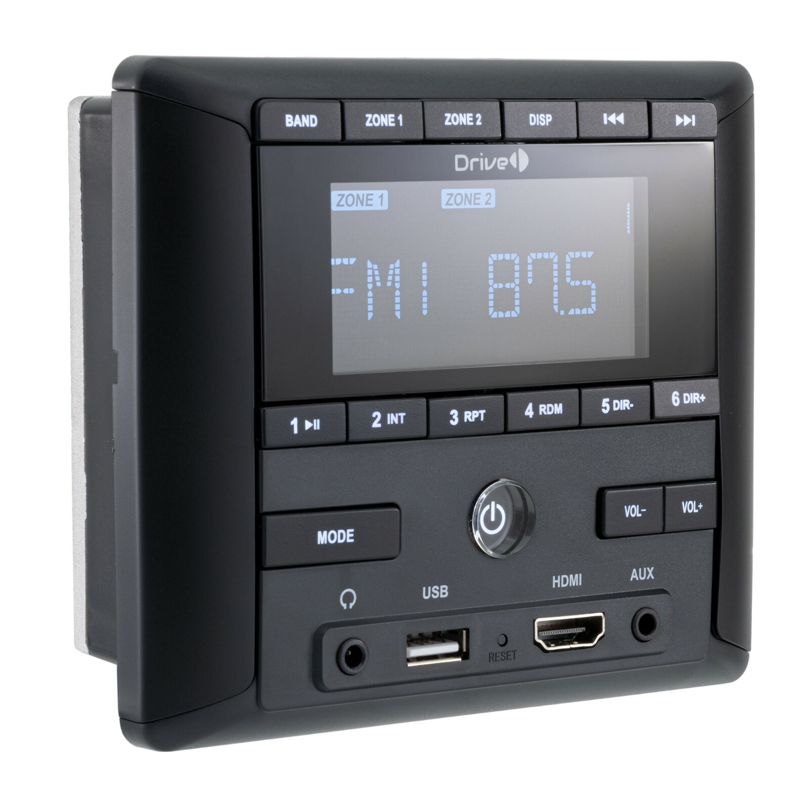 RecPro RV Stereo AM/FM Radio/Bluetooth/Aux-In Sound System Receiver Wall Mount