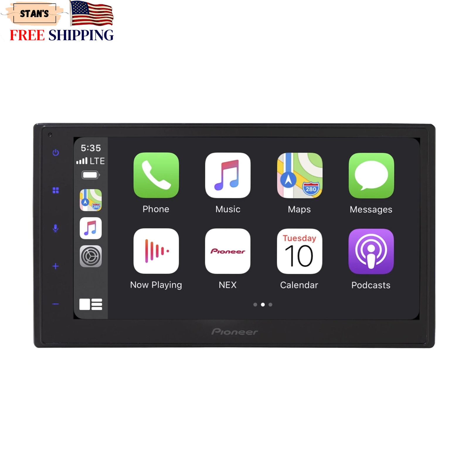 DMH-160BT II Car Stereo Head Unit Double Din 6.8″ Touchscreen Carplay/Android…
