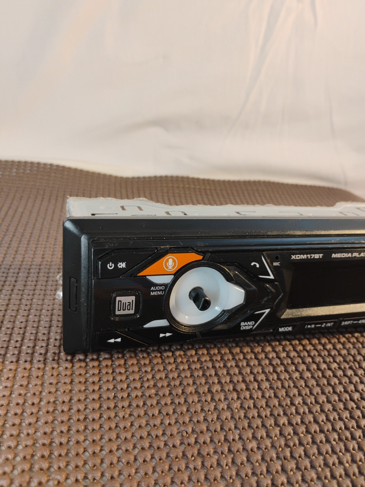 🔥Dual Electronics XDM17BT Single DIN Car Stereo USB & Aux untested