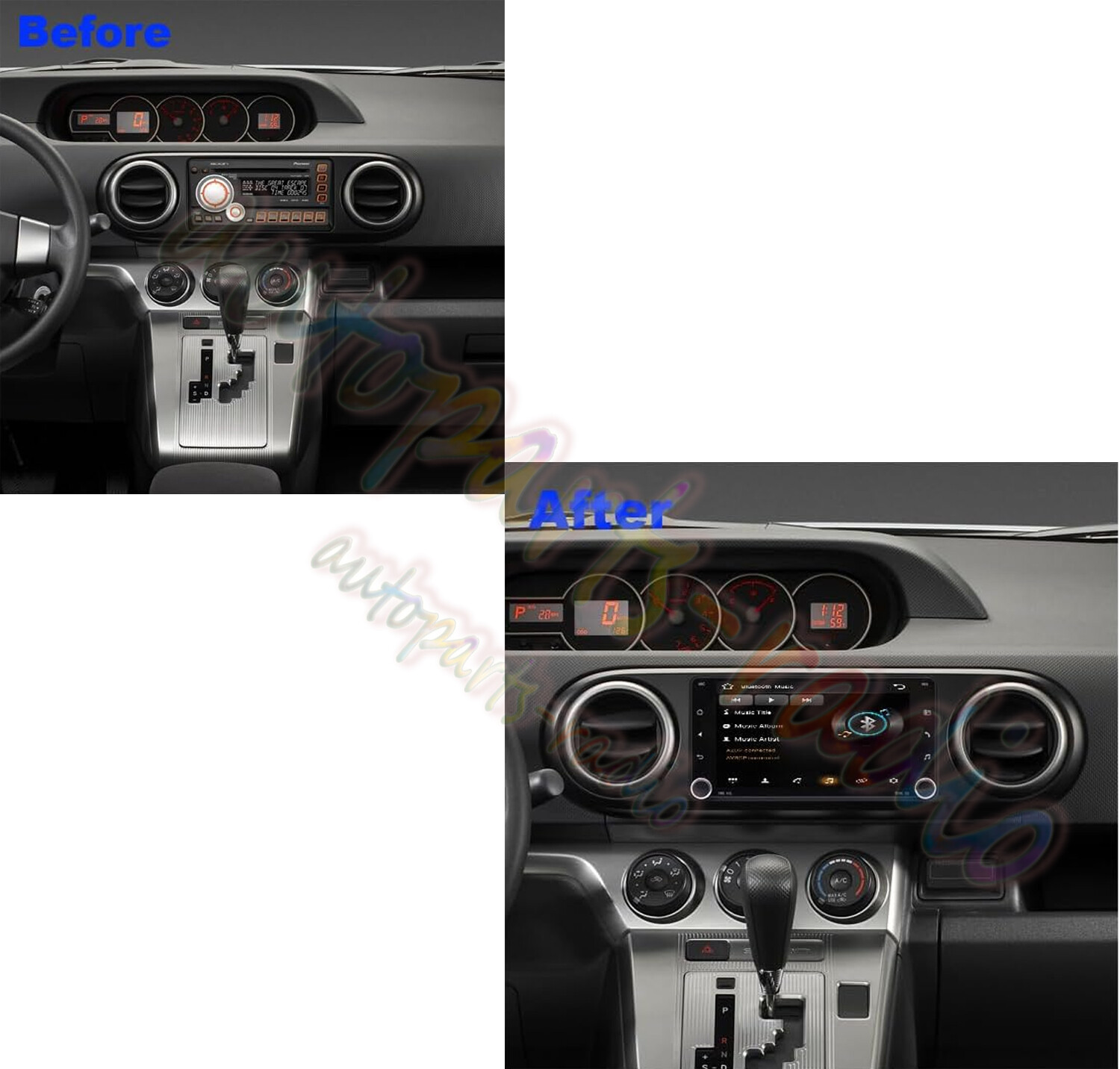 64GB For Scion xB 2008-2014 CarPlay Android 13 Touch Screen Stereo Radio GPS 7″