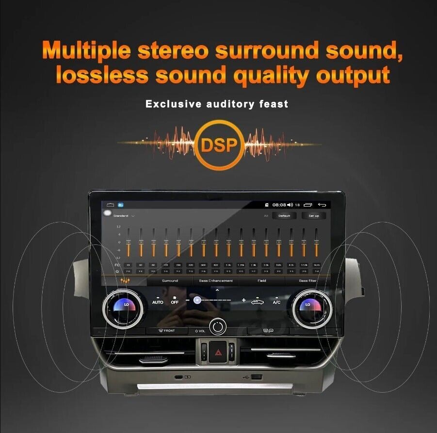 4+32GB Android Car Radio Stereo GPS Navi Carplay For Lexus GX400 GX460 2010-2020