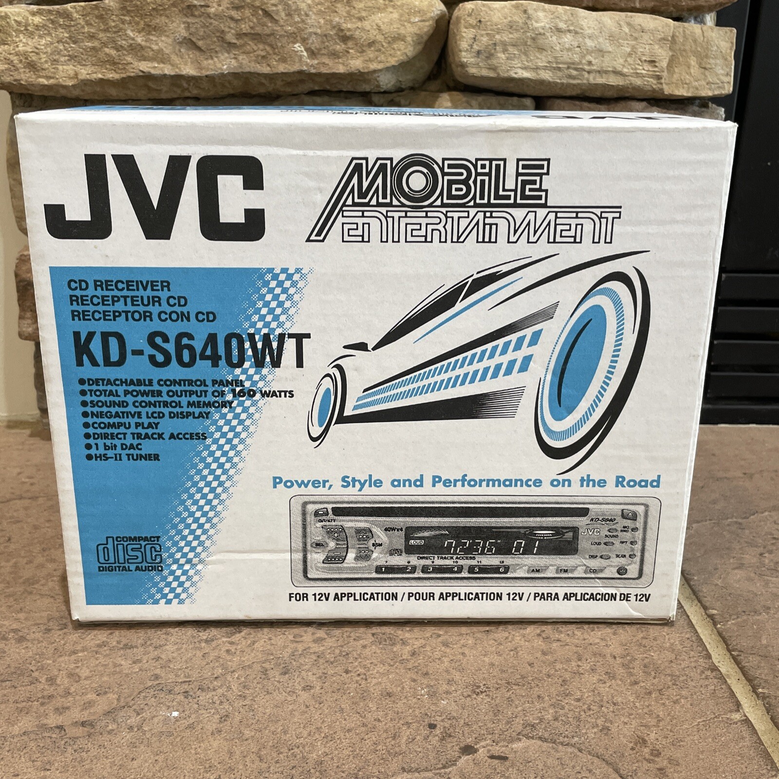JVC KD-S640WT CD In Dash Receiver