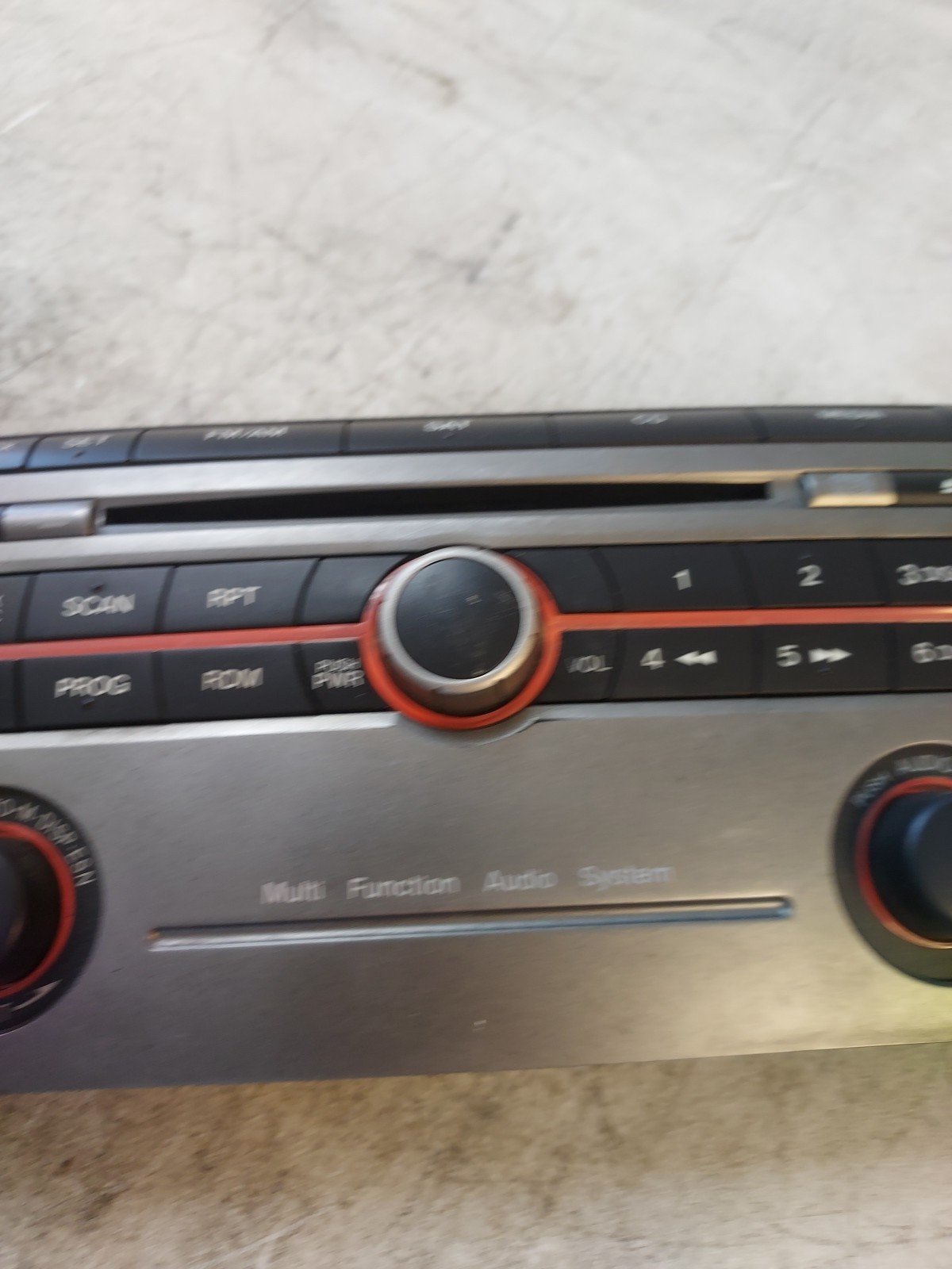 07-09 Mazda Mazdaspeed 3 Radio Head Unit OEM 6 Disc In Dash MP3 Player